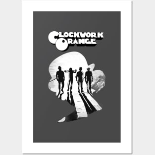 Clockwork Orange Alex Silhouette Posters and Art